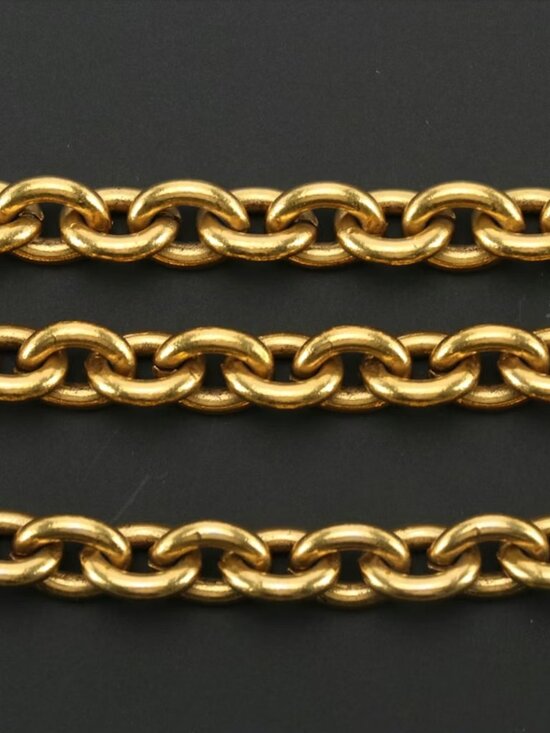 Chanel Vintage Interlocking Chain CC Logo Waist Belt main image 6